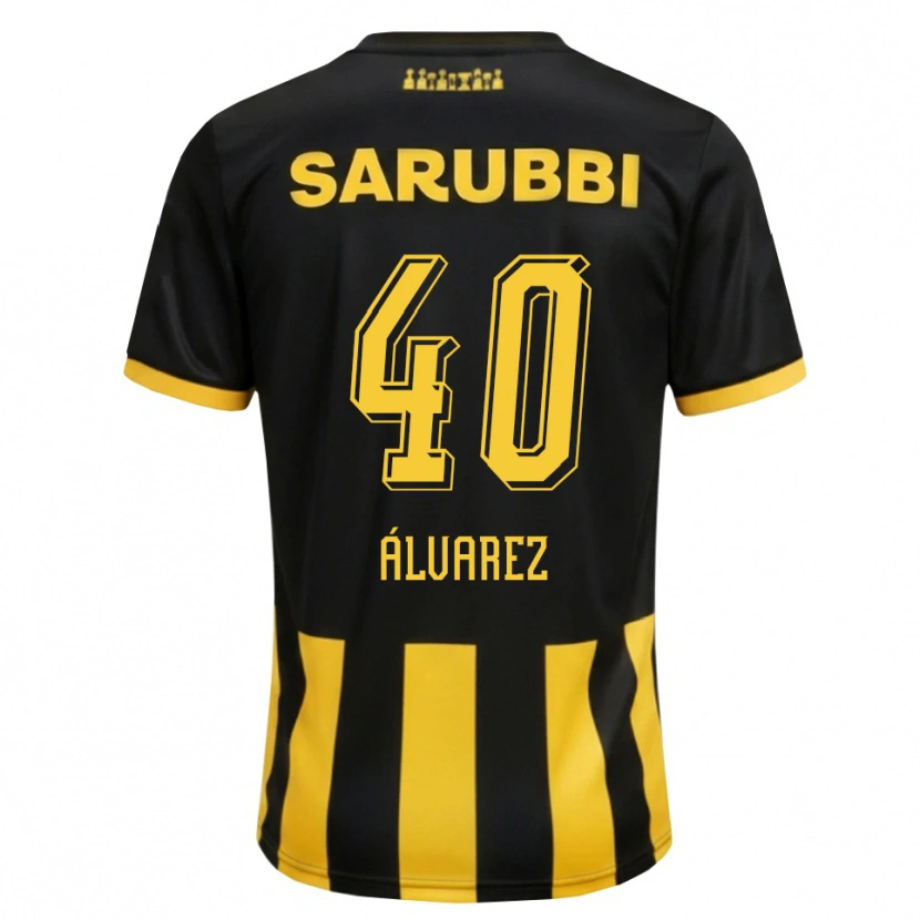Danxen Men Brandon Álvarez #40 Black Yellow Home Jersey 2026/27 T-Shirt
