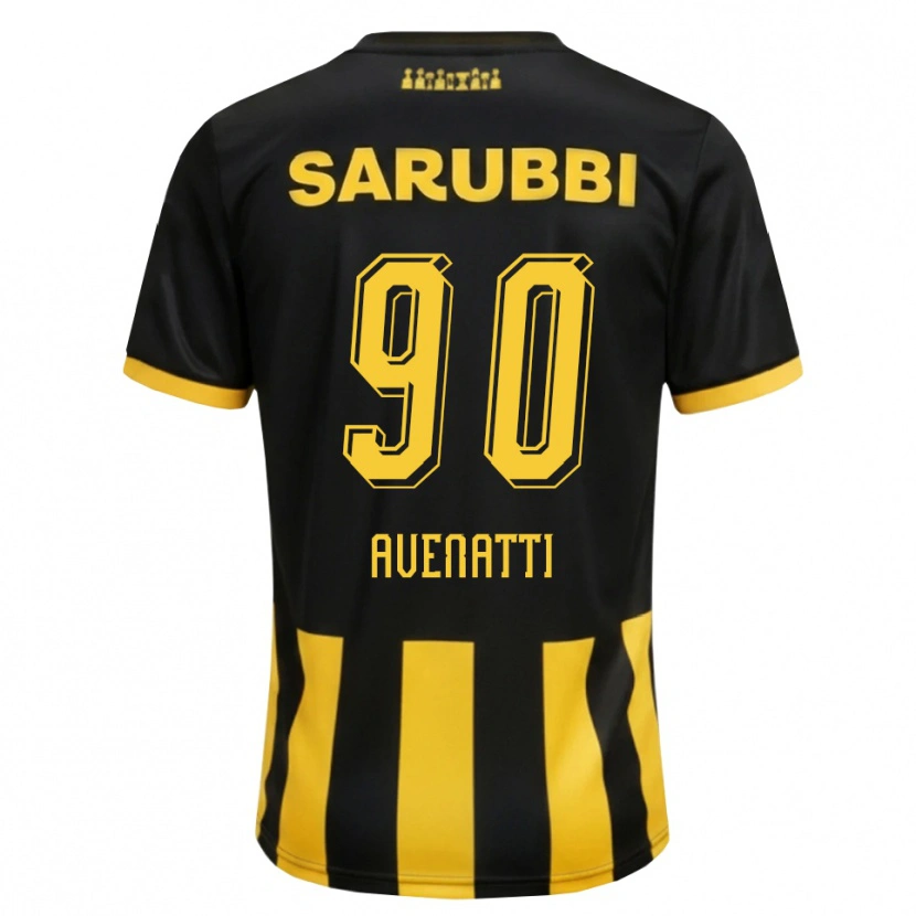 Danxen Men Felipe Avenatti #90 Black Yellow Home Jersey 2026/27 T-Shirt