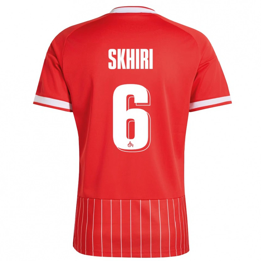 Danxen Men Ellyes Skhiri #6 Red White Green Away Jersey 2026/27 T-Shirt