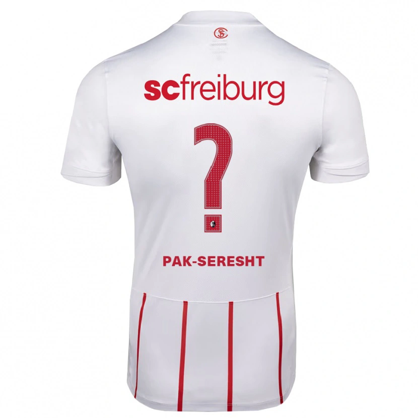 Danxen Men Puyan Pak-Seresht #0 White Red Yellow Away Jersey 2026/27 T-Shirt