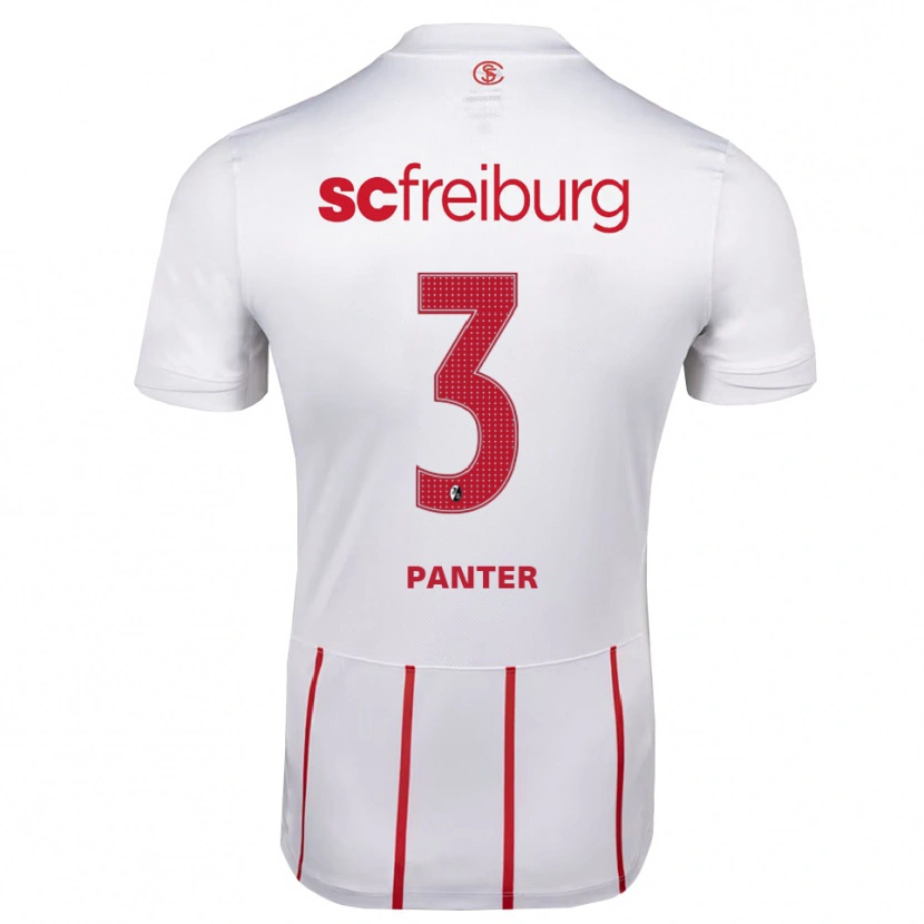 Danxen Men Max Panter #3 White Red Yellow Away Jersey 2026/27 T-Shirt
