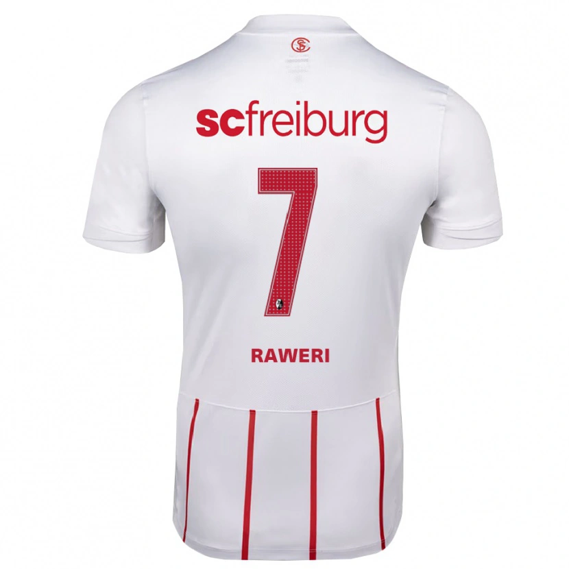 Danxen Men Krish Raweri #7 White Red Yellow Away Jersey 2026/27 T-Shirt