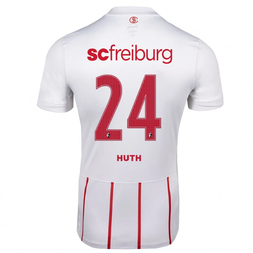 Danxen Men Jannik Huth #24 White Red Yellow Away Jersey 2026/27 T-Shirt