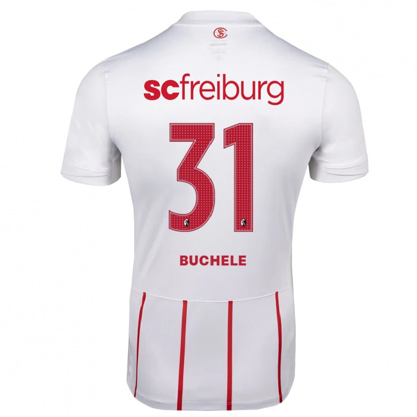 Danxen Men Mia Büchele #31 White Red Yellow Away Jersey 2026/27 T-Shirt