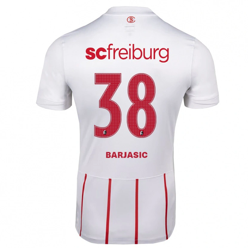 Danxen Men Josip Barjasic #38 White Red Yellow Away Jersey 2026/27 T-Shirt