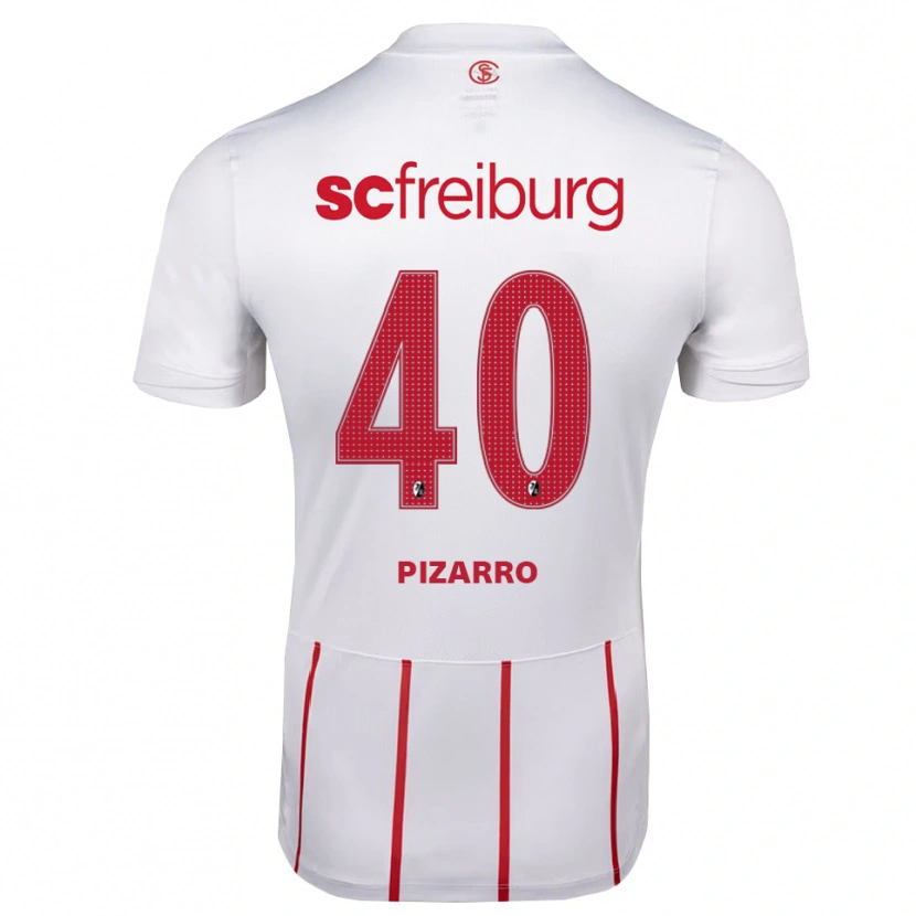 Danxen Men Théodore Pizarro #40 White Red Yellow Away Jersey 2026/27 T-Shirt