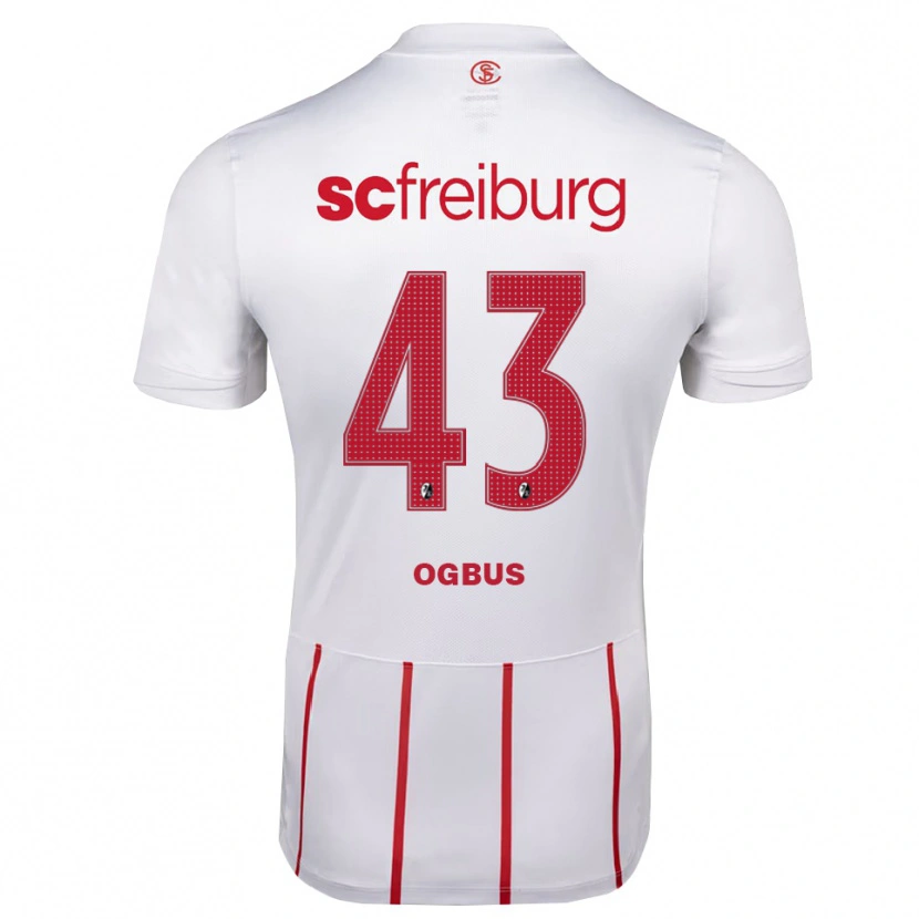 Danxen Men Bruno Ogbus #43 White Red Yellow Away Jersey 2026/27 T-Shirt
