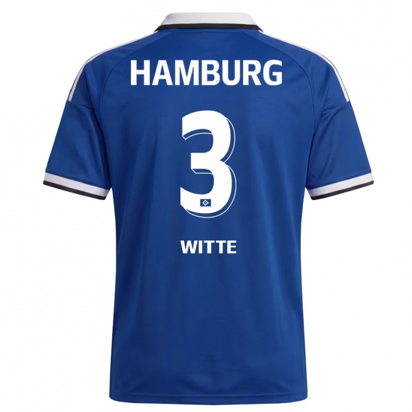 Danxen Men Kristin Witte #3 White Blue Away Jersey 2026/27 T-Shirt