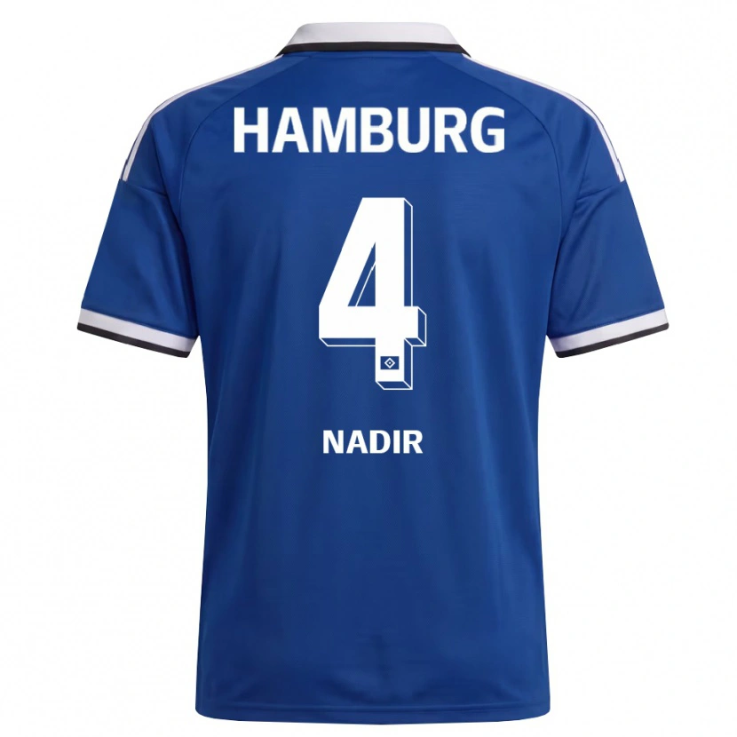 Danxen Men Bilal Nadir #4 White Blue Away Jersey 2026/27 T-Shirt