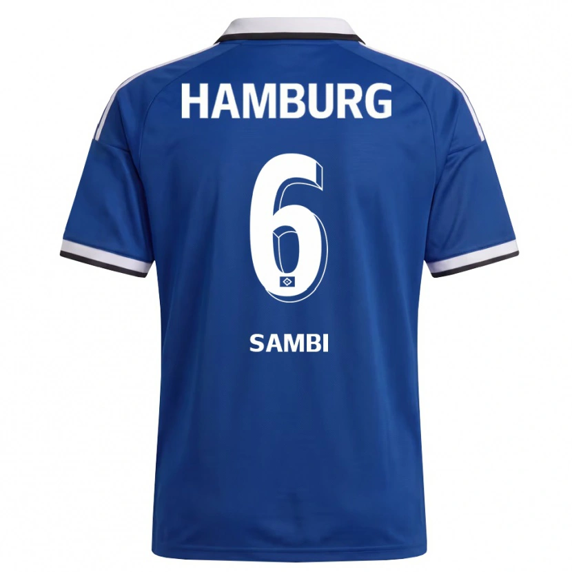 Danxen Men Albert Sambi Lokonga #6 White Blue Away Jersey 2026/27 T-Shirt