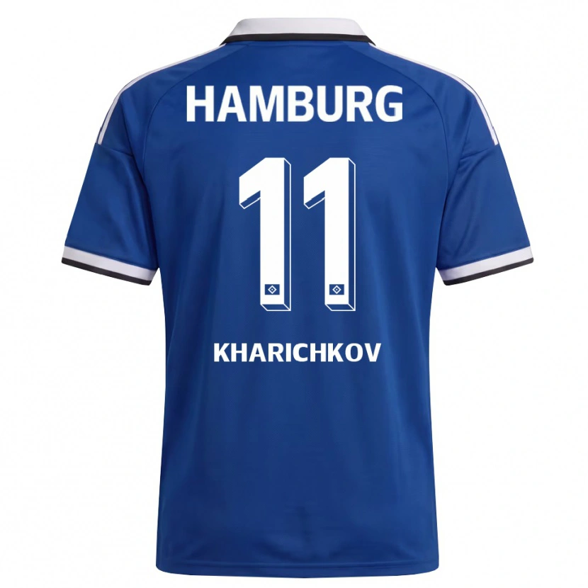 Danxen Men Valentyn Kharichkov #11 White Blue Away Jersey 2026/27 T-Shirt