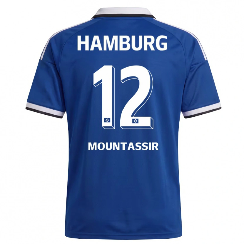 Danxen Men Youssef Mountassir #12 White Blue Away Jersey 2026/27 T-Shirt