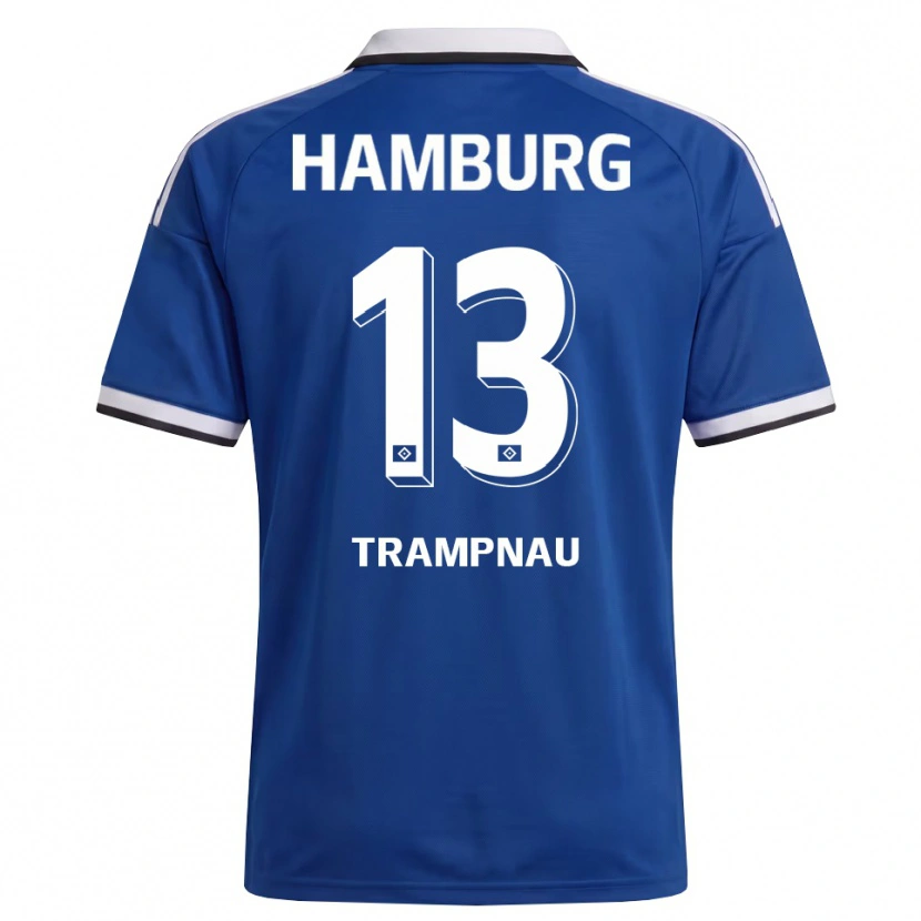 Danxen Men Hannes Trampnau #13 White Blue Away Jersey 2026/27 T-Shirt