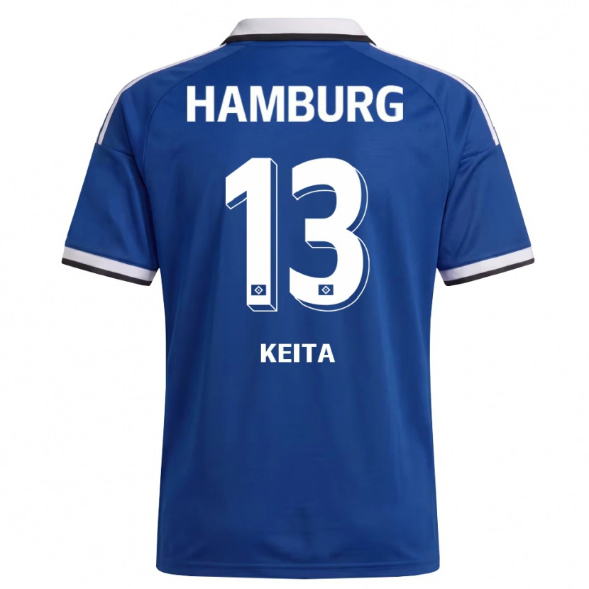 Danxen Men Mory Keita #13 White Blue Away Jersey 2026/27 T-Shirt