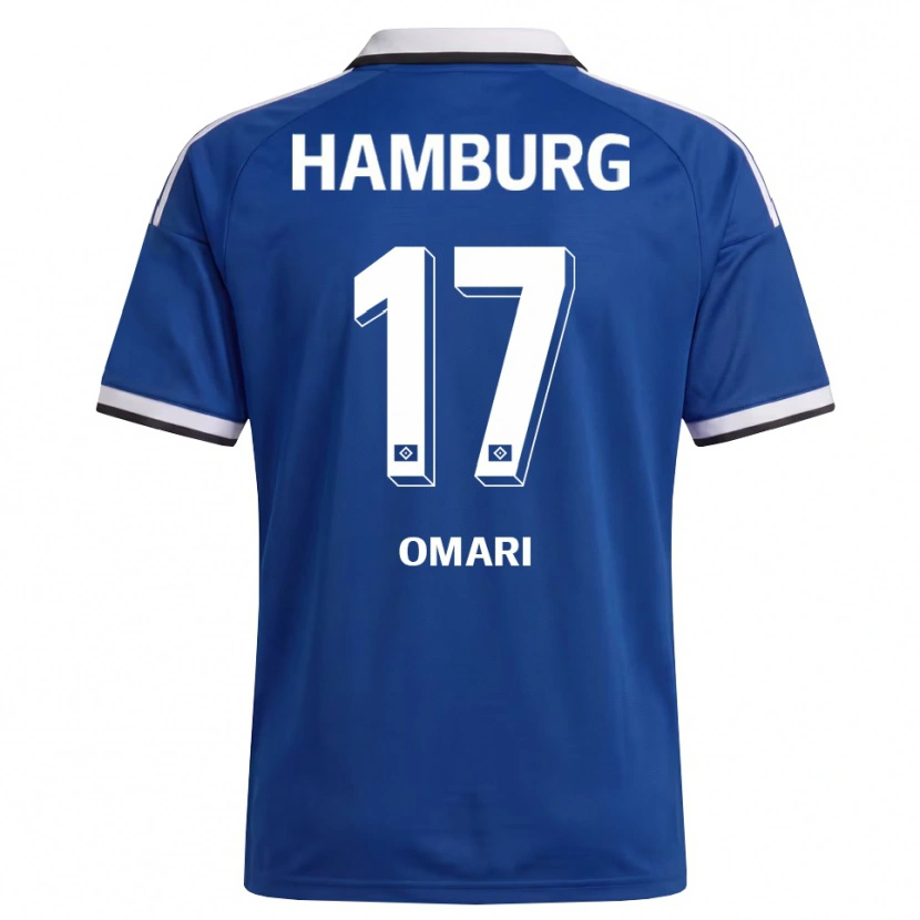 Danxen Men Warmed Omari #17 White Blue Away Jersey 2026/27 T-Shirt