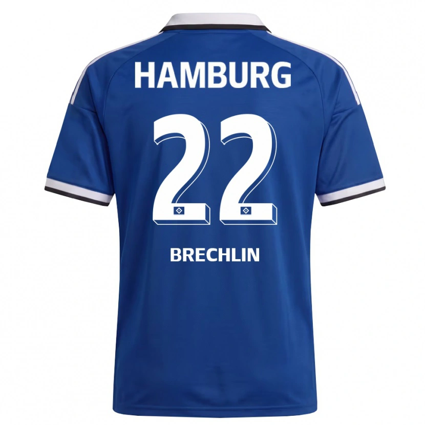 Danxen Men Bjarne Brechlin #22 White Blue Away Jersey 2026/27 T-Shirt