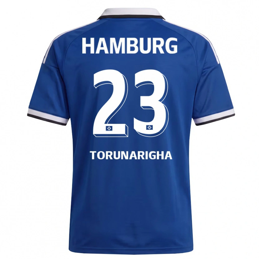 Danxen Men Jordan Torunarigha #23 White Blue Away Jersey 2026/27 T-Shirt