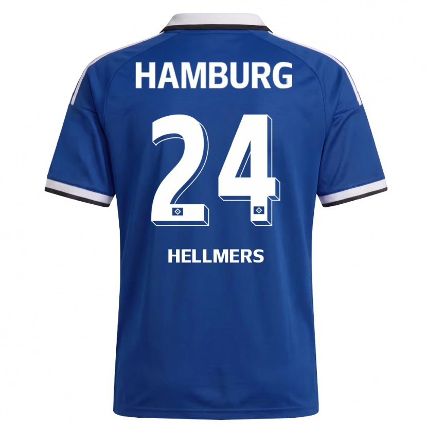 Danxen Men Maximilian Hellmers #24 White Blue Away Jersey 2026/27 T-Shirt