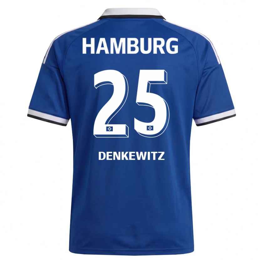 Danxen Men Nick Denkewitz #25 White Blue Away Jersey 2026/27 T-Shirt