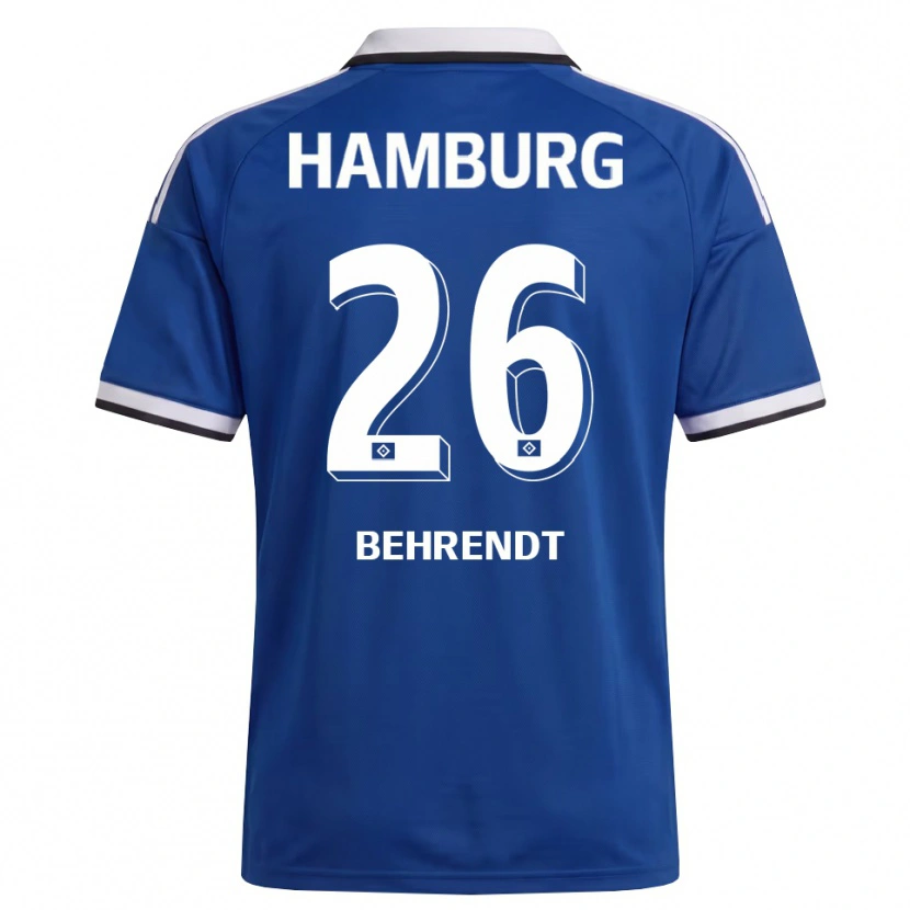 Danxen Men Marlon Behrendt #26 White Blue Away Jersey 2026/27 T-Shirt