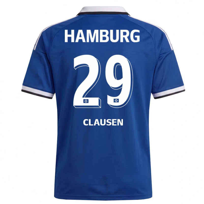 Danxen Men Lina Clausen #29 White Blue Away Jersey 2026/27 T-Shirt
