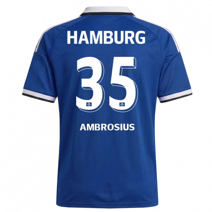 Danxen Men Stephan Ambrosius #35 White Blue Away Jersey 2026/27 T-Shirt