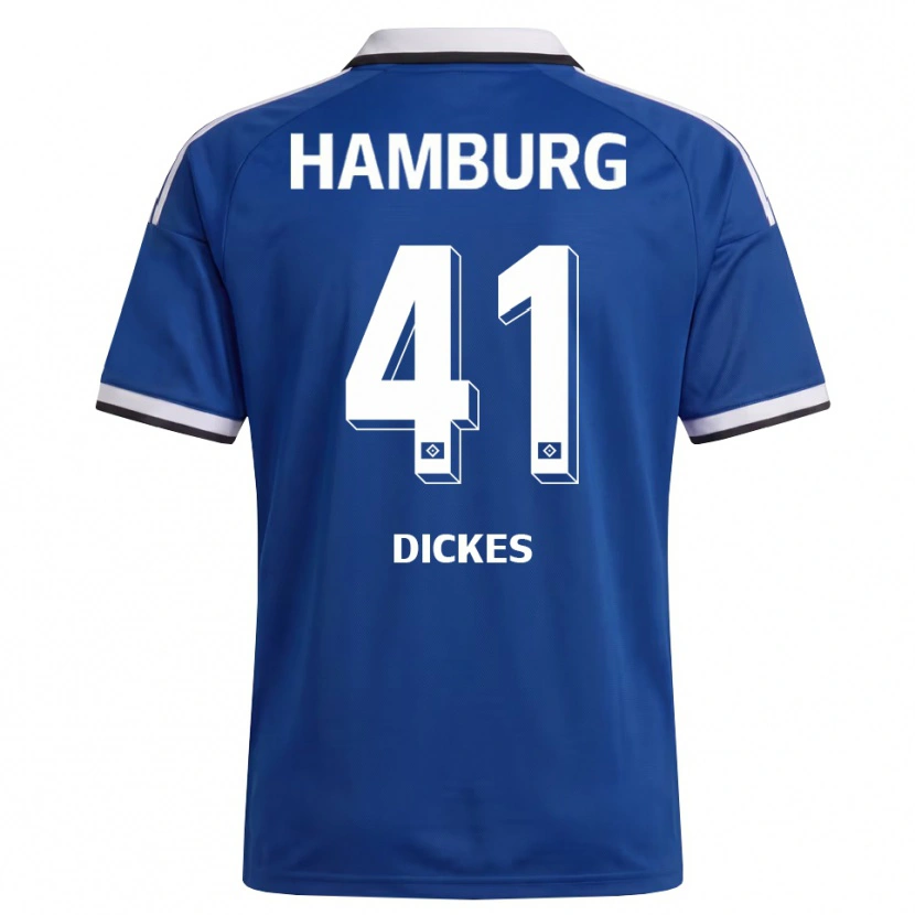 Danxen Men Fernando Dickes #41 White Blue Away Jersey 2026/27 T-Shirt