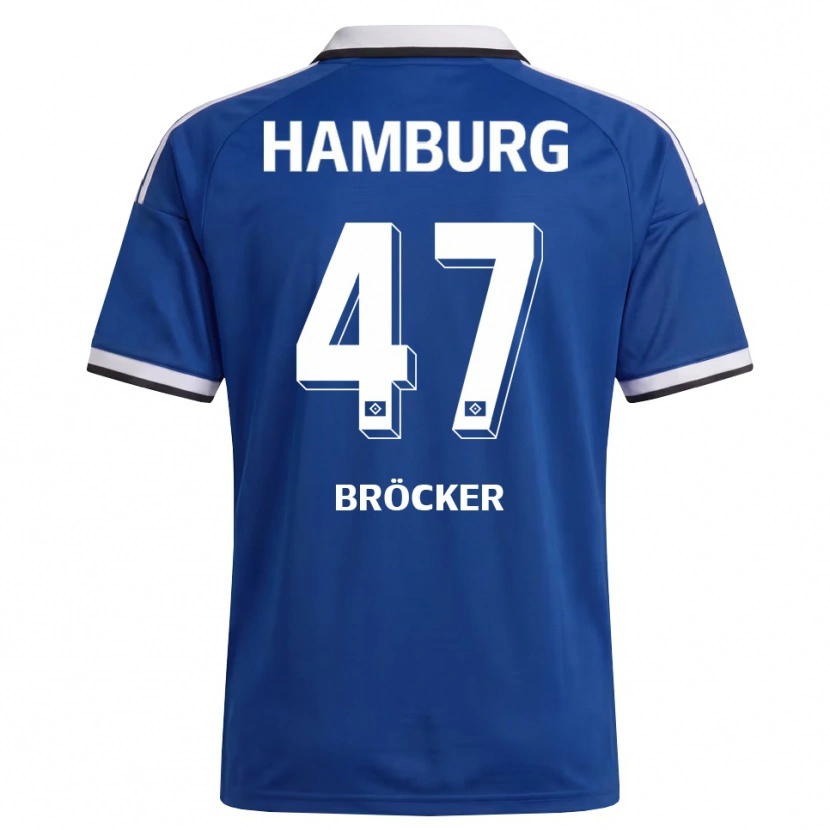Danxen Men Mads Bröcker #47 White Blue Away Jersey 2026/27 T-Shirt