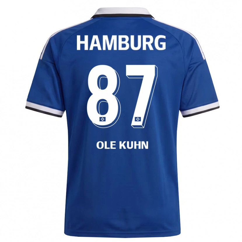 Danxen Men Niklas Ole Kühn #87 White Blue Away Jersey 2026/27 T-Shirt