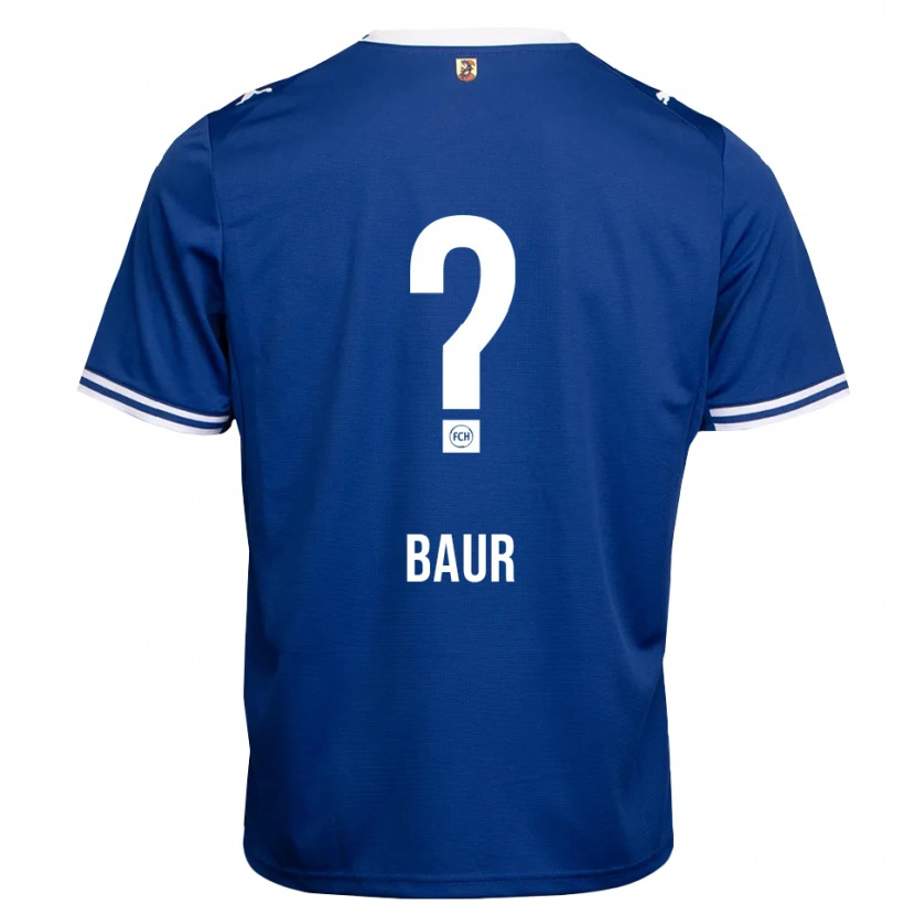 Danxen Men Martin Baur #0 Royal Blue White Away Jersey 2026/27 T-Shirt