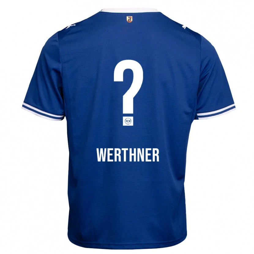 Danxen Men Loretta Werthner #0 Royal Blue White Away Jersey 2026/27 T-Shirt