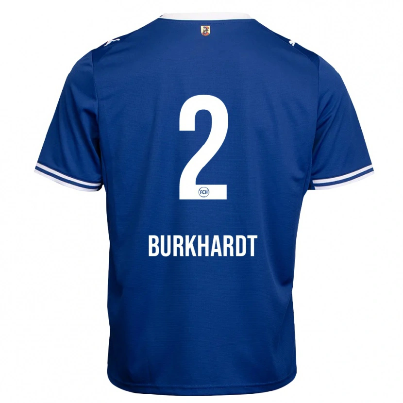 Danxen Men Hannes Burkhardt #2 Royal Blue White Away Jersey 2026/27 T-Shirt