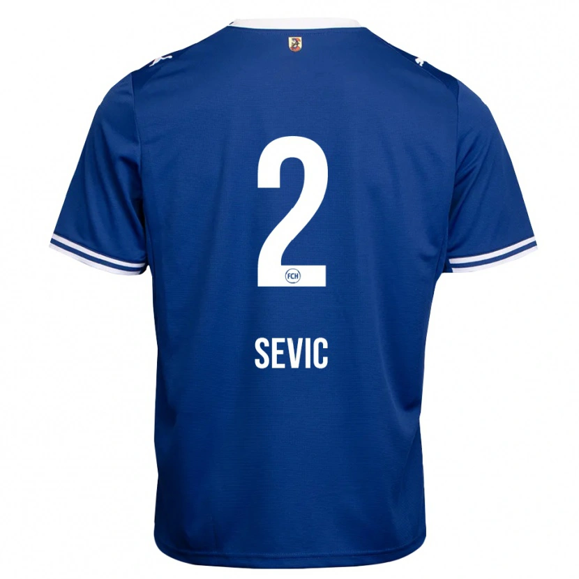 Danxen Men Andrej Sevic #2 Royal Blue White Away Jersey 2026/27 T-Shirt