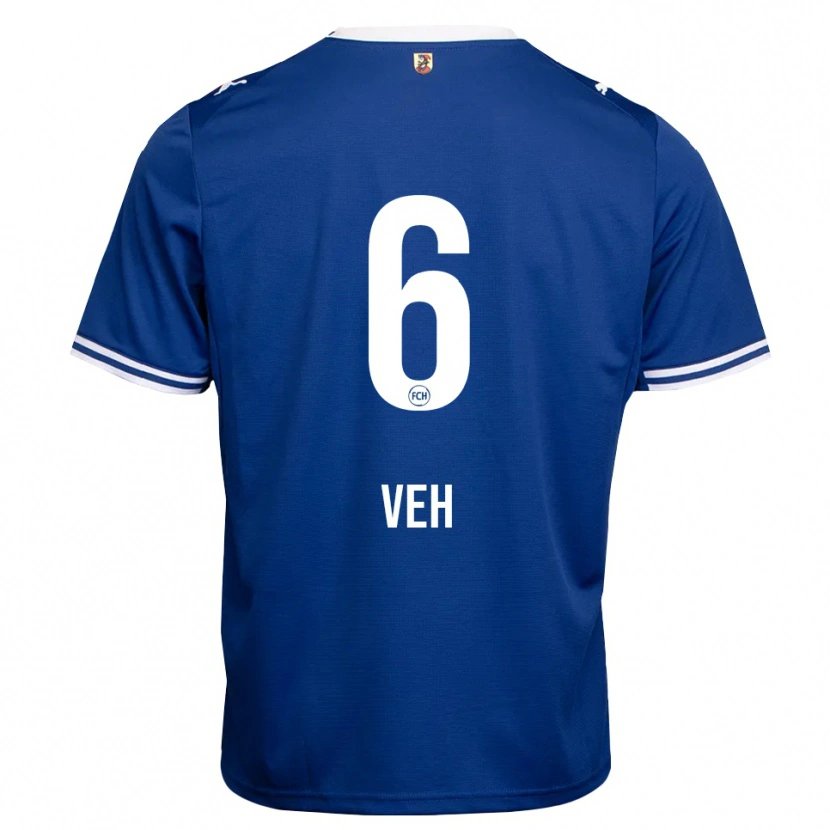 Danxen Men Lucas Veh #6 Royal Blue White Away Jersey 2026/27 T-Shirt