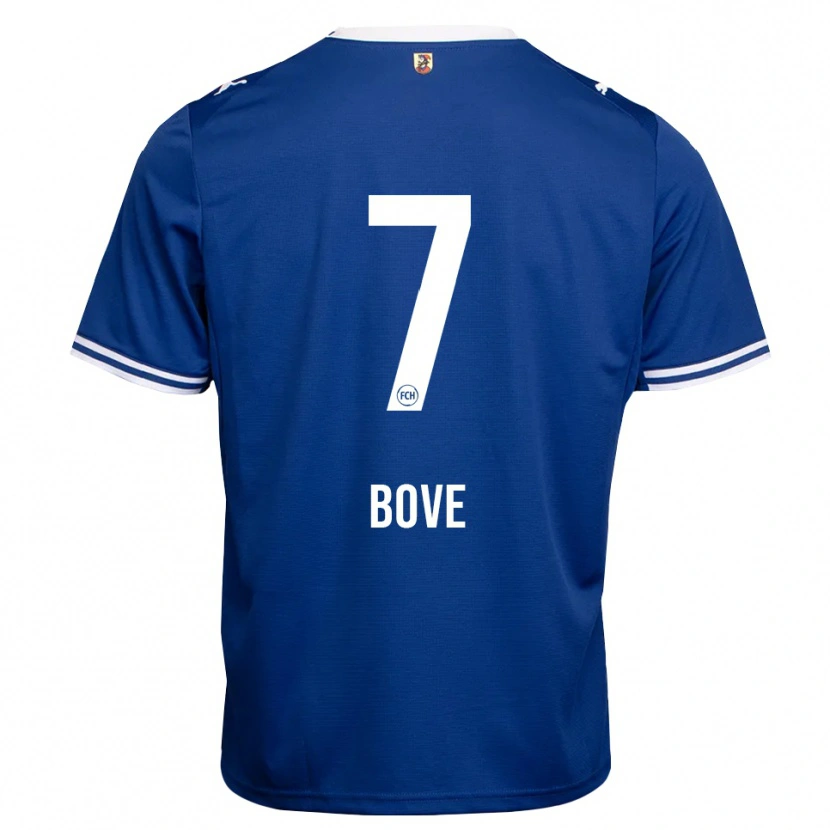 Danxen Men Nevio Bove #7 Royal Blue White Away Jersey 2026/27 T-Shirt