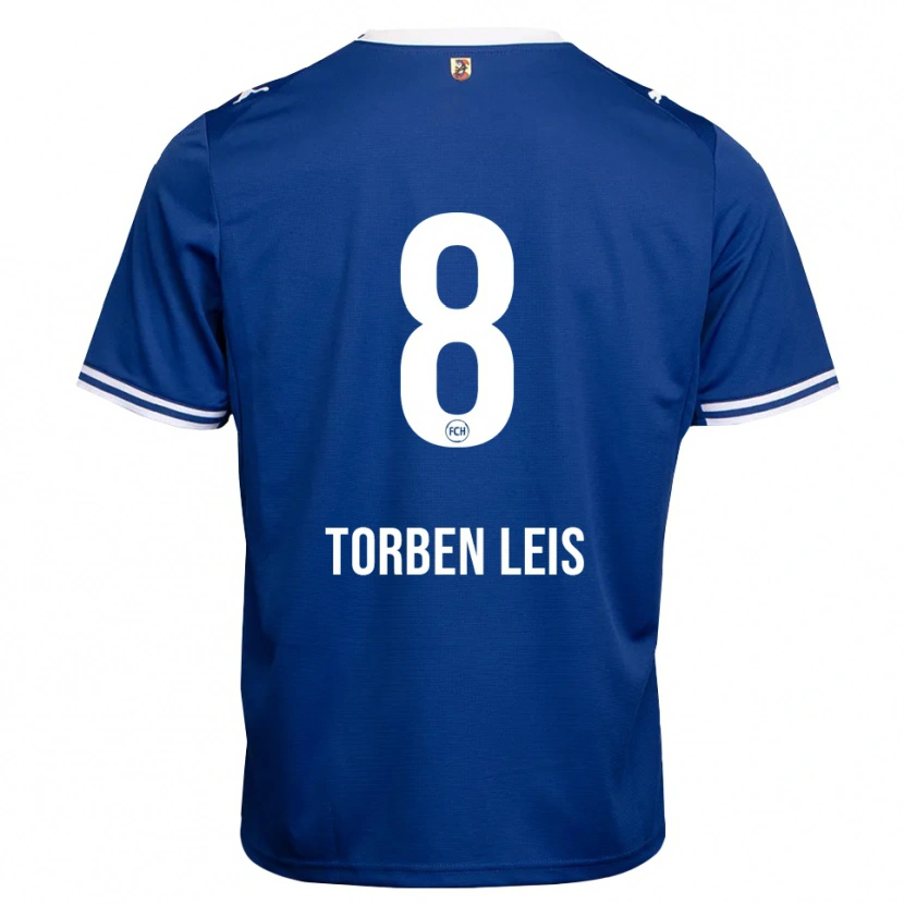 Danxen Men Torben Leis #8 Royal Blue White Away Jersey 2026/27 T-Shirt