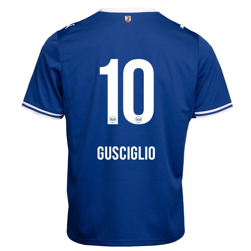 Danxen Men Alessio Gusciglio #10 Royal Blue White Away Jersey 2026/27 T-Shirt