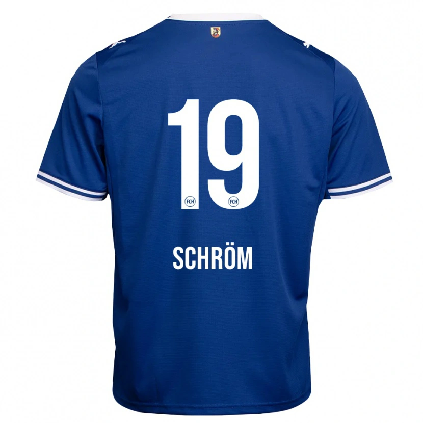 Danxen Men Aline Schröm #19 Royal Blue White Away Jersey 2026/27 T-Shirt