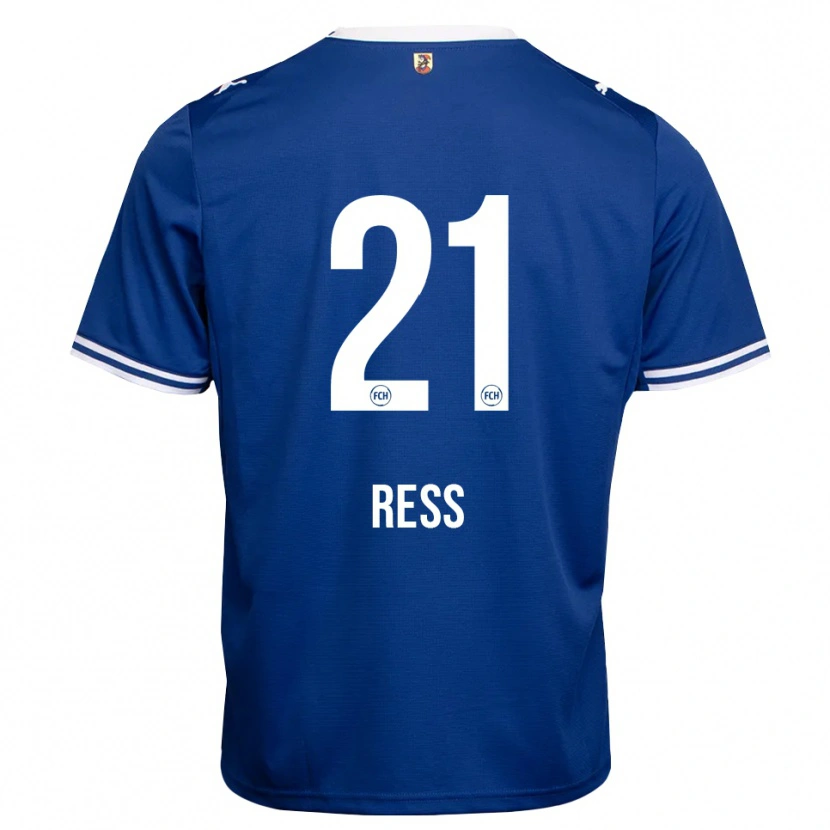 Danxen Men Leonie Reß #21 Royal Blue White Away Jersey 2026/27 T-Shirt