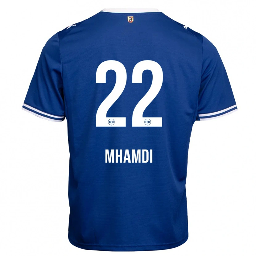 Danxen Men Oualid Mhamdi #22 Royal Blue White Away Jersey 2026/27 T-Shirt