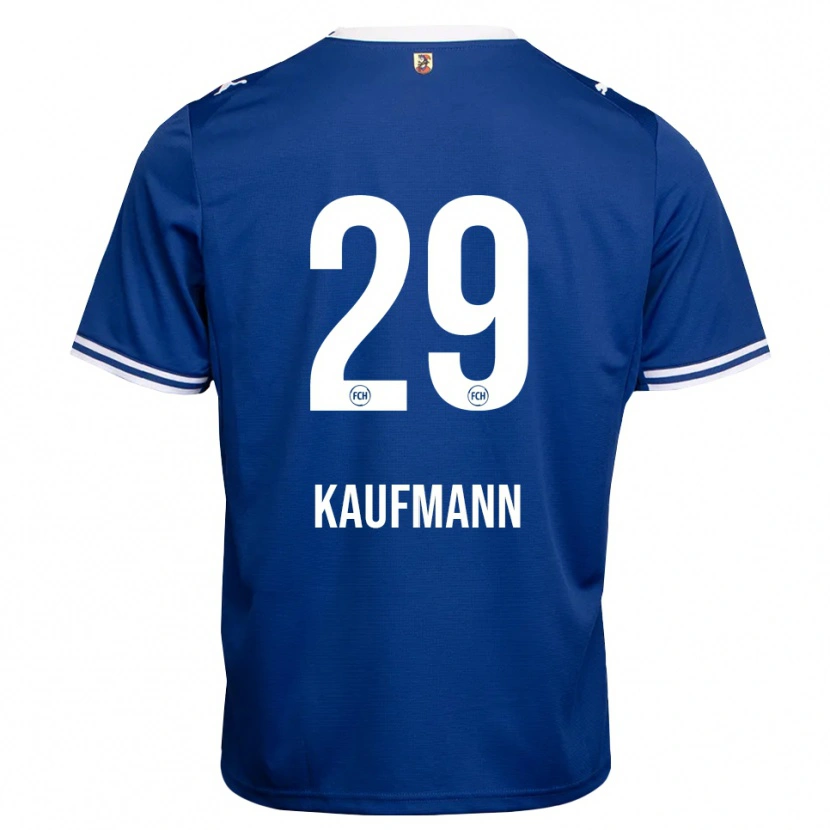 Danxen Men Mikkel Kaufmann #29 Royal Blue White Away Jersey 2026/27 T-Shirt