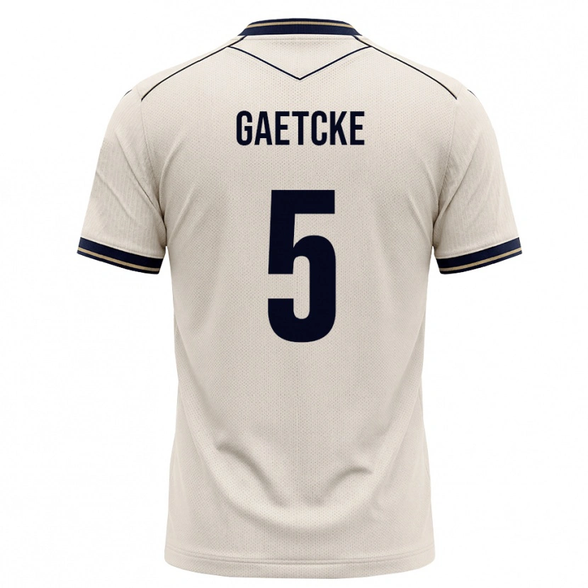 Danxen Men Magnus Gaetcke #5 Off-White Ink Blue Away Jersey 2026/27 T-Shirt