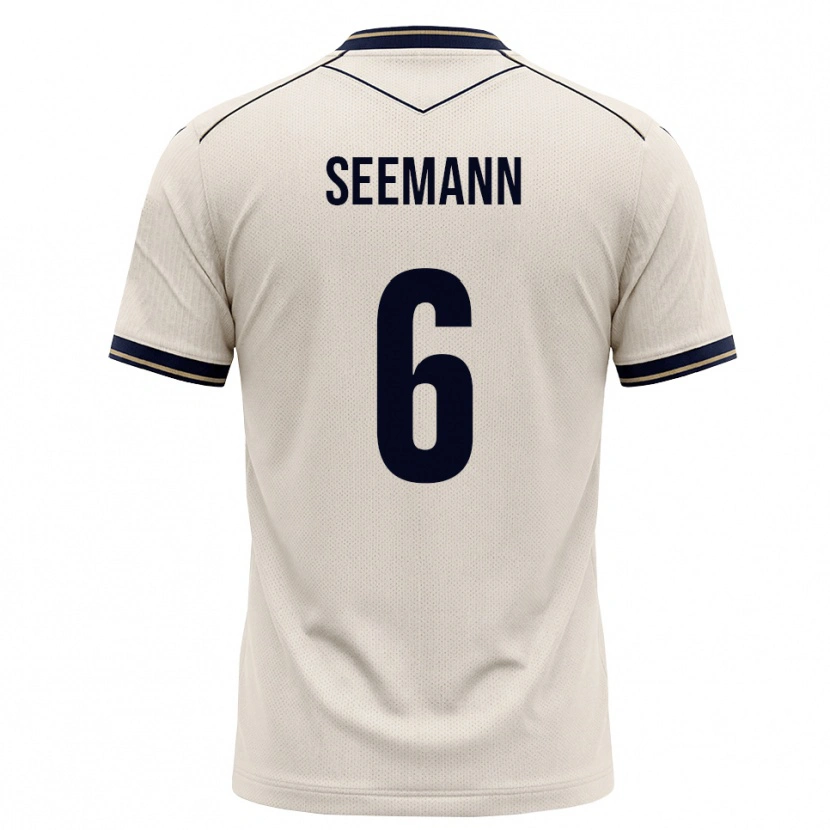 Danxen Men Elias Seemann #6 Off-White Ink Blue Away Jersey 2026/27 T-Shirt