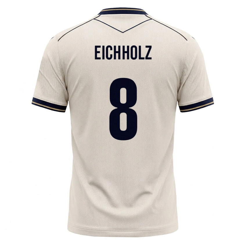 Danxen Men Damian Eichholz #8 Off-White Ink Blue Away Jersey 2026/27 T-Shirt