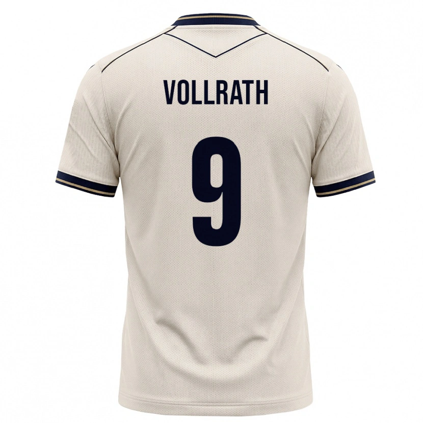 Danxen Men Lucas Vollrath #9 Off-White Ink Blue Away Jersey 2026/27 T-Shirt