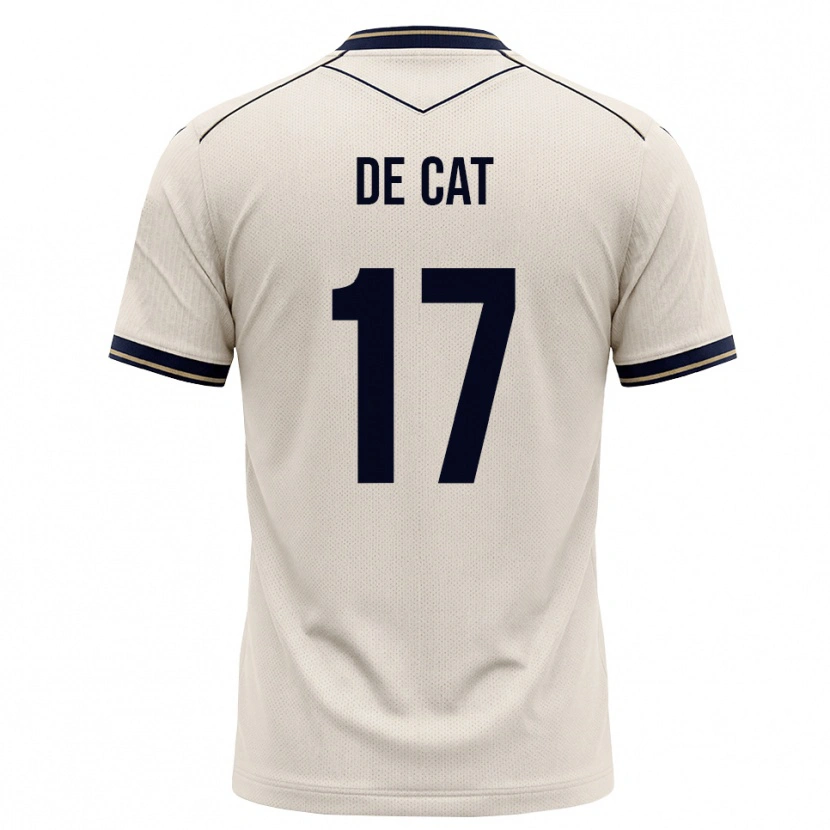 Danxen Men Nathan De Cat #17 Off-White Ink Blue Away Jersey 2026/27 T-Shirt