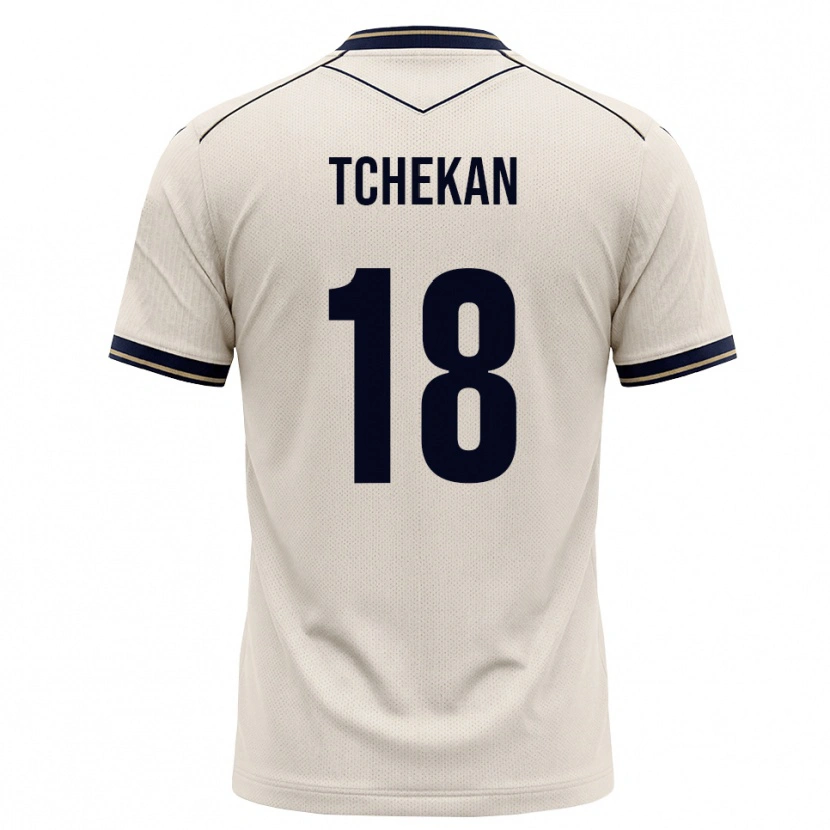 Danxen Men Ivan Tchekan #18 Off-White Ink Blue Away Jersey 2026/27 T-Shirt