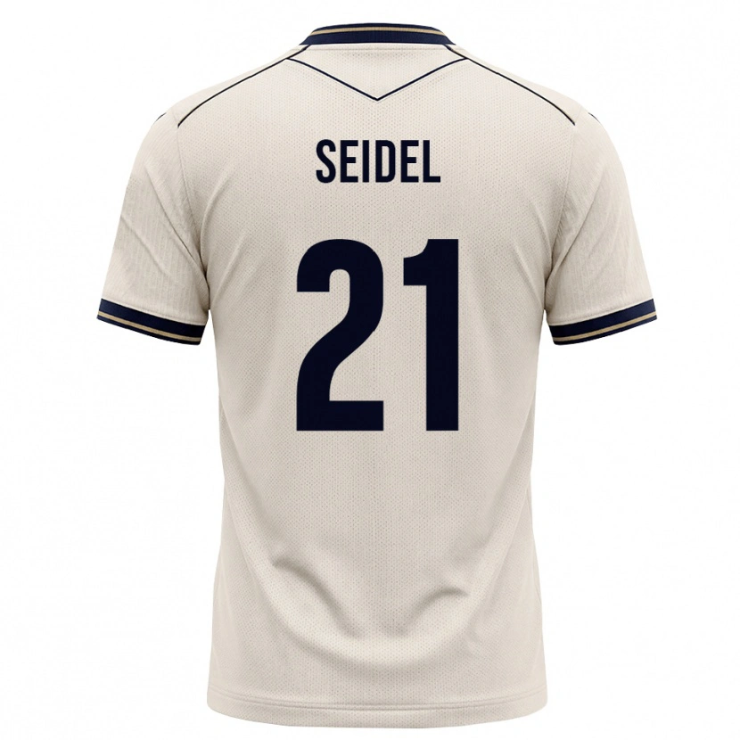 Danxen Men Phil Seidel #21 Off-White Ink Blue Away Jersey 2026/27 T-Shirt