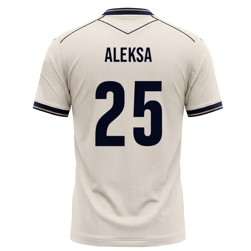 Danxen Men Konstantin Aleksa #25 Off-White Ink Blue Away Jersey 2026/27 T-Shirt