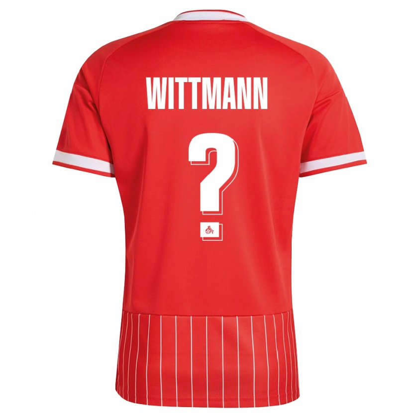 Danxen Men Eyk Wittmann #0 Red White Green Away Jersey 2026/27 T-Shirt
